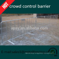 Customized galvanised metal crowd control barrier, pedestrian barriers for sale